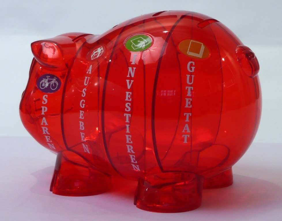 Feuerlöscher Sparschwein Kreative Simulation Münzsparen Spielzeug Rote  Kinder Geschenk Kunststoff