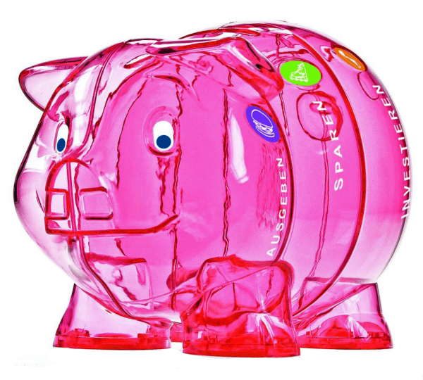 Kinder-Cash Sparschwein pink – DFI